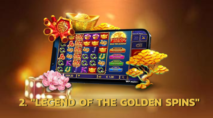 เกมสล็อต Legend of the Golden Spins